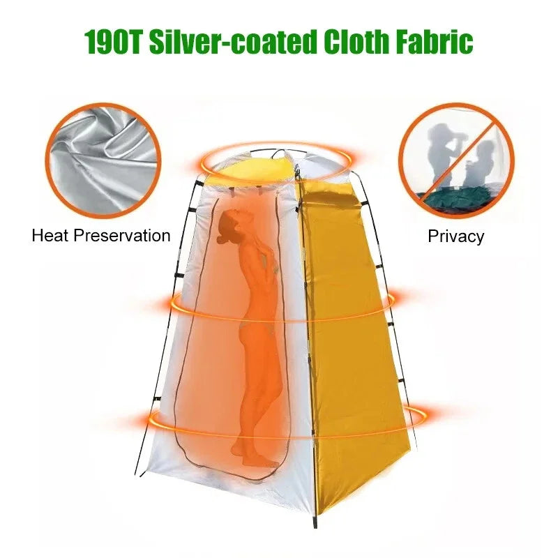 1PC Portable Outdoor Camping Tent Pop-up Simple Bath Cover Shower Toilet Tents Hiking Beach Gear Waterproof Privacy Shelters