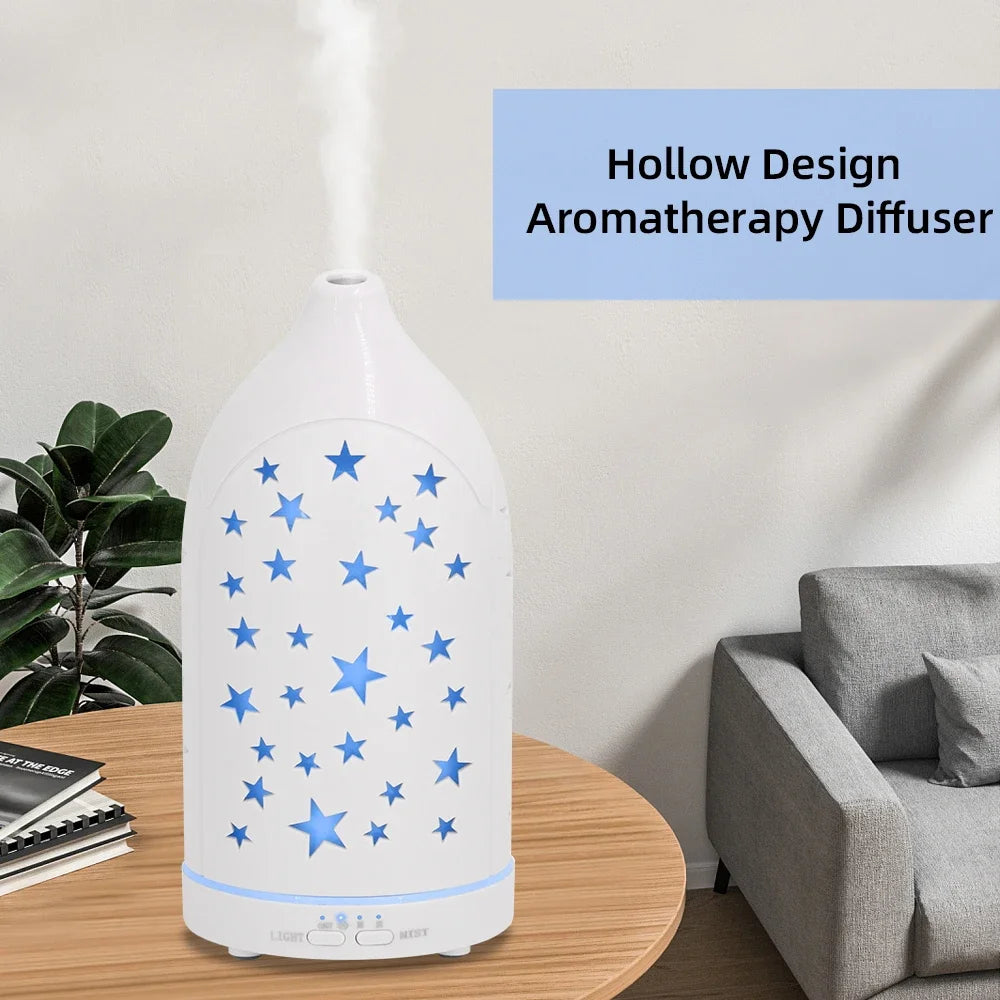 Relaxing Aromatherapy Diffuser with Soothing 7 Color Lights  Perfect for Home & Office