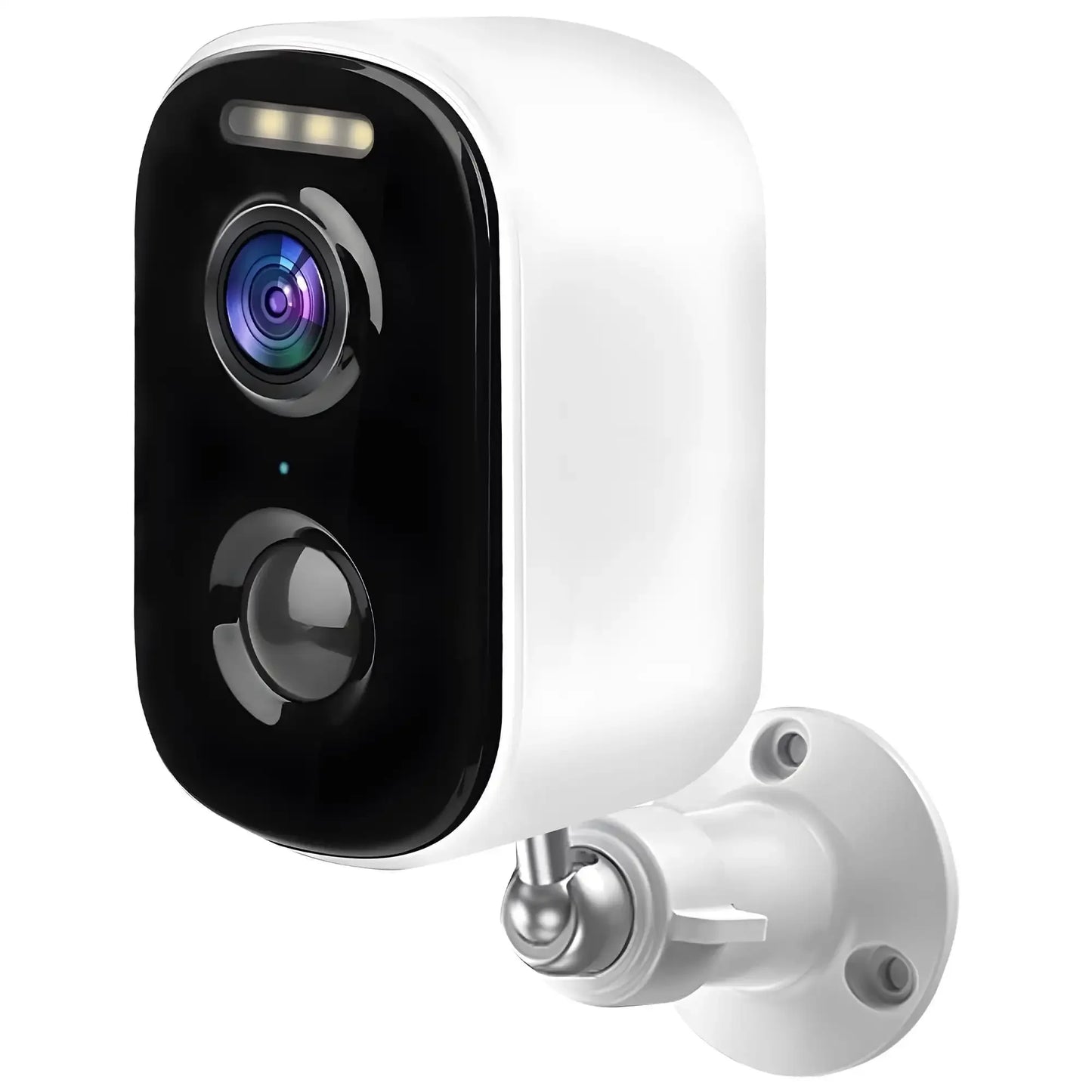 2K/5MP Wireless Outdoor Security Camera,PIR Detection2.4GWiFi Rechargeable Battery Powered with Color Night Vision,Two-Way Audio