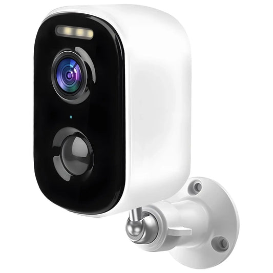 2K/5MP Wireless Outdoor Security Camera,PIR Detection2.4GWiFi Rechargeable Battery Powered with Color Night Vision,Two-Way Audio