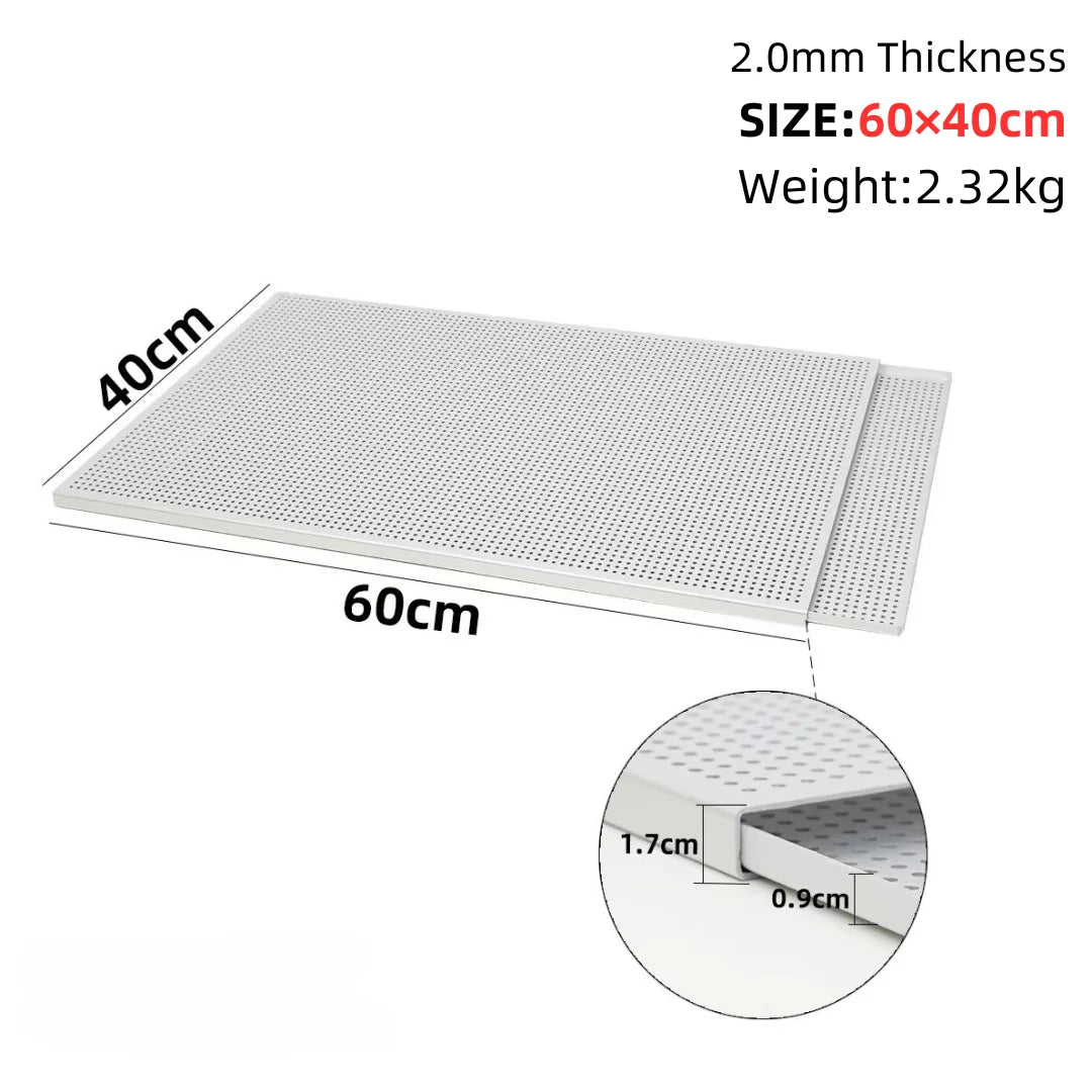 Puff Pastry Baking Tray Mille Feuille Rectangular Pastry molds Baking Pan Perforated Baking Pan Dish Oven Tray Bread With Hole