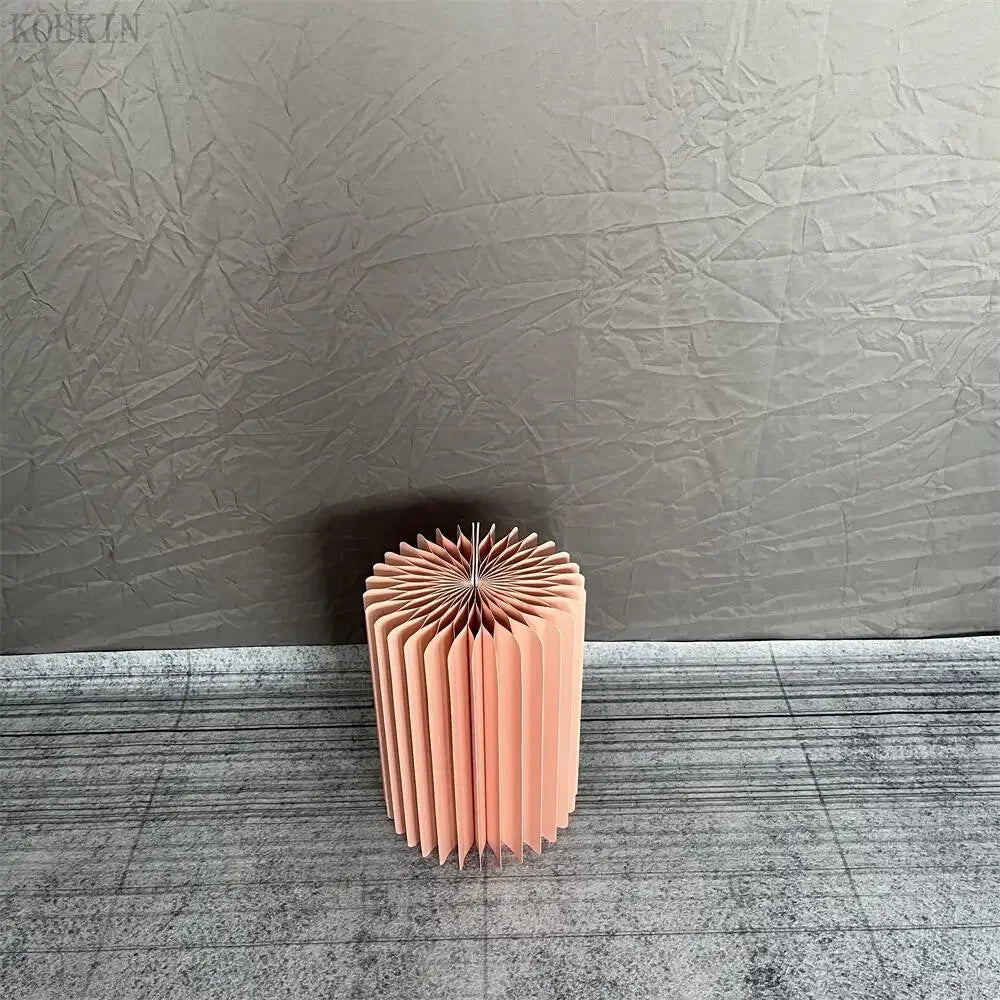 Wedding Props Ornament Cylinder Dessert Table Folding Honeycomb Origami Window Origami Display Stand Birthday Party Decoration