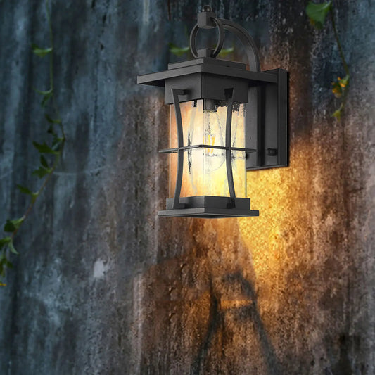 Retro Loft Wall Lamps, Black Lamp Shade, Industrial Cage, Sconce Lights, Modern Indoor and Outdoor Lighting Fixture