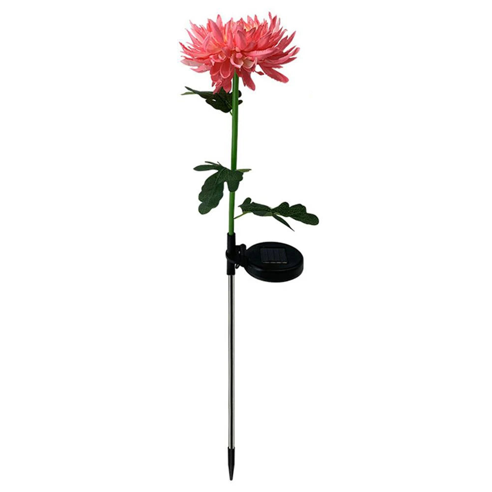 Chrysanthemum Lawn Ground Light Flower Lamp Fence Light Courtyard Garden Decor