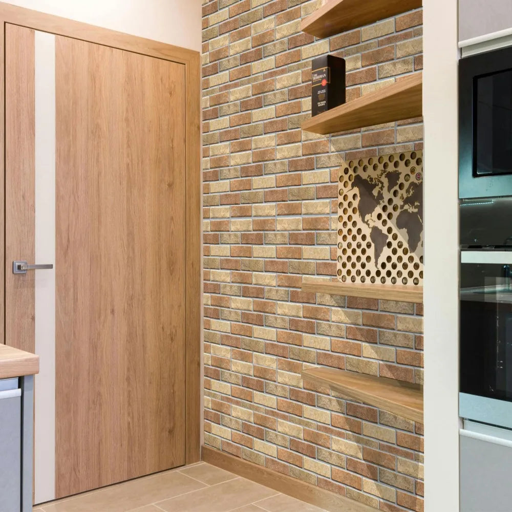 20pcs Self Adhesive Wall Tile Stickers, DIY Waterproof Wallpaper for Bathroom Wall Decorative Kitchen