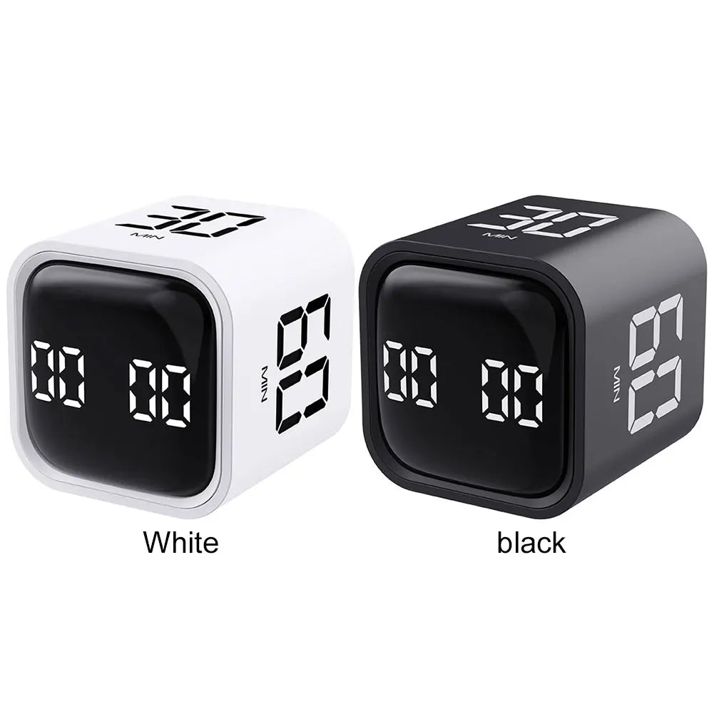 Productivity Cube Timer 5/10/30/60 Minutes and  Countdown Mini Digital Timer Electronic Timer for Tasks Work Study Kitchen