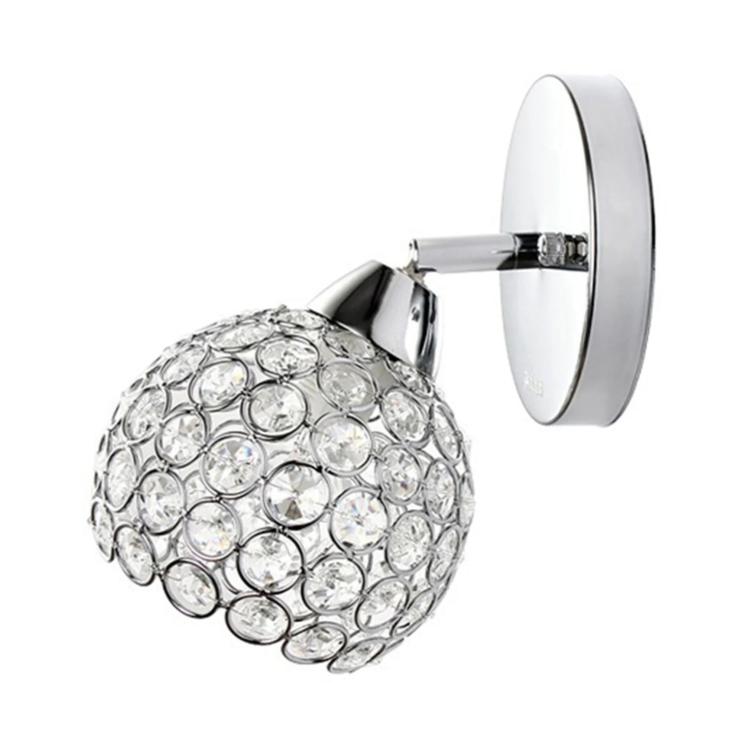 Crystal Wall Sconces Modern Wall Lamp G9 LED Round Bedroom Bedside Wall Lights Dining Room Hallway Light Fixture