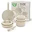 10 Piece Nonstick Pots & Pans Set, Detachable Handle & Stackable Cookware Set, Non Toxic PFAS-Free Skillets, Induction Kitc